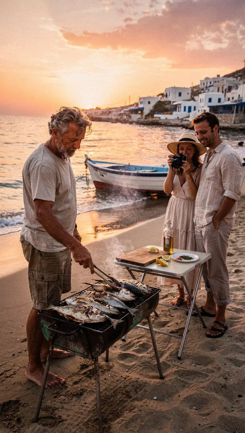 Παραδοσιακή ελληνική σαλάτα με φρέσκα υλικά και ελαιόλαδο.