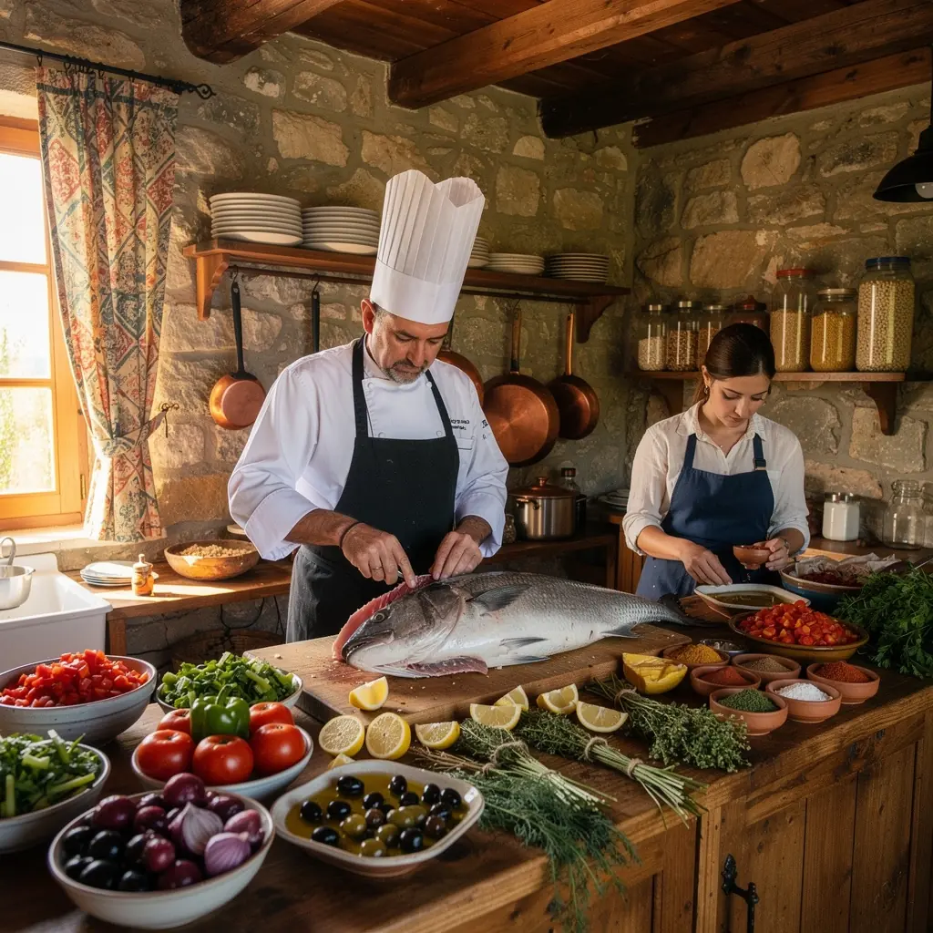 Πράσινα λαχανικά σε έναν αγρό κάτω από τον ήλιο.